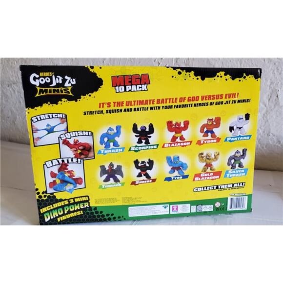 Heroes of Goo Jit Zu MINIS Thrash, Scorpius, Blazagon, Tygor, MEGA 10-Pack Toy - Picture 5 of 6